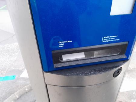 Parkomat; Vir: Arhiv Občine Sežana